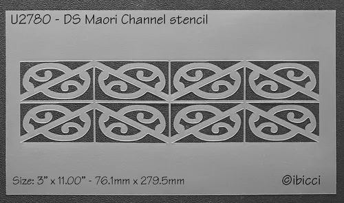 ibicci - DS Maori Channel strip stencil